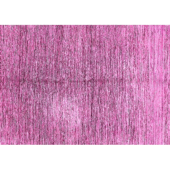Ahgly Company Indoor Rectangle Abstract Pink Modern Area Rugs, 8' x 12'