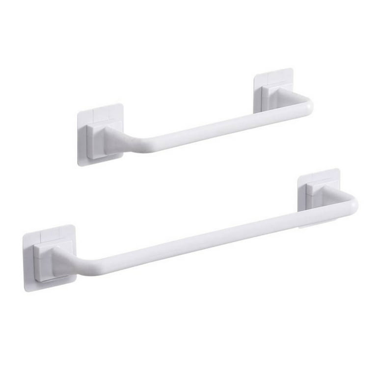 Self-adhesive Bathroom Towel Rack Holder Without Drilling, Wall Mounted  Towel Shelf Kitchen Bathroom Accessories Towel Hanger - AliExpress