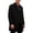 Black, variant on Mens Pea Coats Single Breasted Notch Lapel Casual Slim Fit Trench Coat Mid Long Winter Overcoat with Pockets