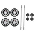 thumbnail image 2 of TISHITA 1:64 Scale Car Rubber Wheel Wheel Rims Soft Rubber Tires for RC 1/64 G7, 2 of 7