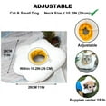 thumbnail image 2 of Adjustable Cat E-Collar, Cute Toast Neck Cone After Surgery, Wound Healing Protective Cone Bread Surgery Recovery Elizabethan Collars, Soft Edge For Kitten And Cats, 2 of 5