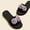 Purple, variant on WIZUTIZ Shower Shoes Women Walking Comfortable Retro Summer Shoes for Women BOHO Jeweled Shiny Slippers Slide Sandals Beach Slides Indoor Non-Slip Slide Sandals for Lady Mother's Day Gifts