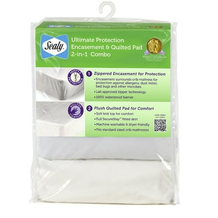 Sale Sealy Ultimate Protection Encasement Quilted Crib Mattress