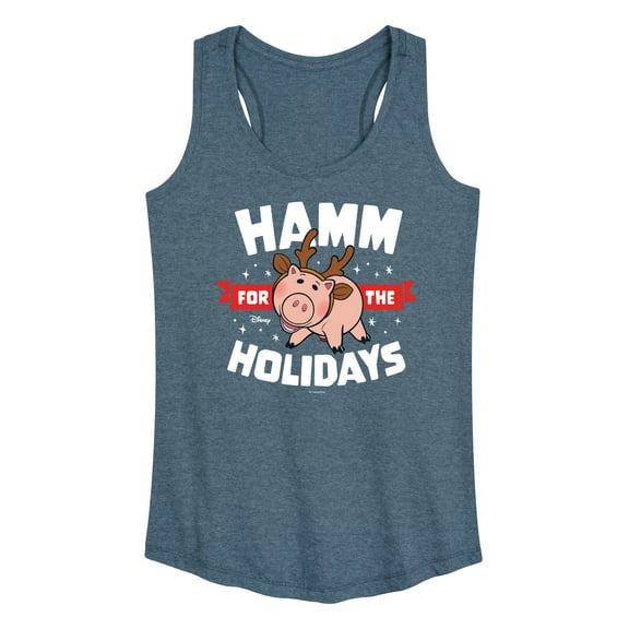 Toy Story - Hamm For The Holidays - Women's Racerback Tank Top