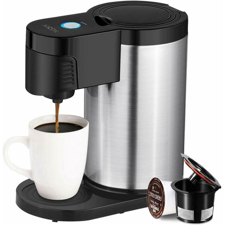 Aicok single serve coffee clearance maker