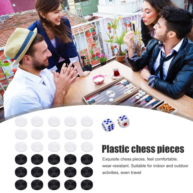 Piezas de ajedrez informales de viaje Ehuebsd juguetes de juego de mesa