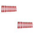 thumbnail image 2 of Juego de uñas postizas sweethay SM17-P63 Rojo puro 2Conjunto, 2 of 6