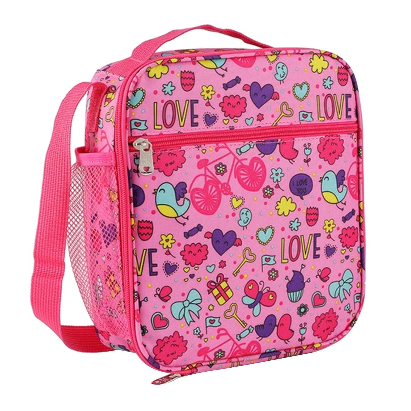 jovati Lunch Bag with Ice Pack Childrens Lunch Bag Student Vertical Cross Body Bento Bag Girl Outdoor One Shoulder Bento Ice Pack Ice Packs for