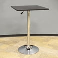 thumbnail image 2 of AmeriHome Adjustable Bar Height Table with Black Finish Wood Top, 2 of 5