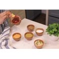 thumbnail image 2 of Cuencos LAVAUX DESIGNS de madera de acacia de 120 ml para mojar salsa, 2 of 6