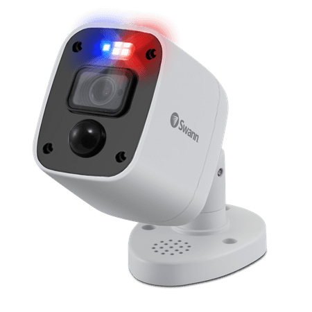 Swann - Add-On Enforcer Indoor/Outdoor Wired 1080p Full HD DVR Security Camera - White