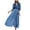 Blue, variant on Womens Dresses Clearance Plus Size Women's Spring Trendy Printing Color Gradient Casual Long Sleeve Dress Blue M JE