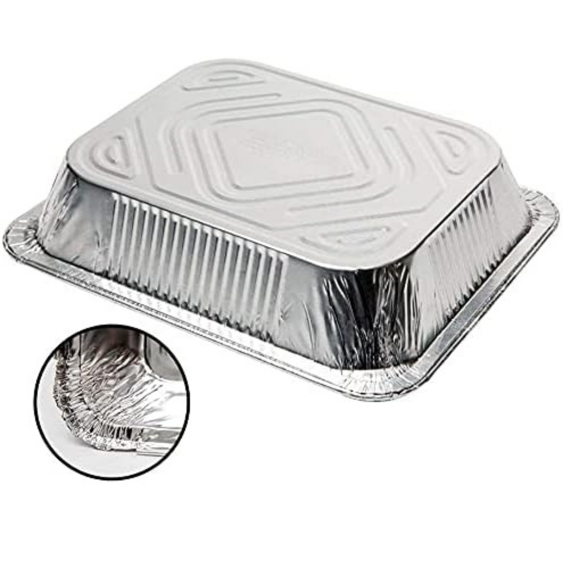VeZee' JETfoil Disposable Aluminum 9" x 13" Reg Half Size Aluminum Pans Without Lids Pack of 10 - image 3 of 7