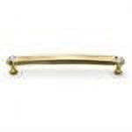 Alno C211-6-PA Swarovski Crystal 6" Cabinet Pull Polished Antique