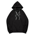 thumbnail image 5 of JUSLIO Womens Blouses Relaxed Fit Hoodies Sweatshirts with Pockets Long Sleeve Sweatshirts Black 2XL, 5 of 5