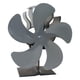 thumbnail image 2 of Ventilador de estufa de energía térmica, ventilador de estufa de leña de 5 , funcionamiento silencioso y distribución de calor eficiente y - Gris BLESIY Ventilador de chimenea, 2 of 8