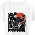 thumbnail image 3 of Marvel Black Panther - Linocut Style Print - Women's Short Sleeve Graphic T-Shirt, 3 of 5