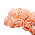 thumbnail image 3 of Cateissary 12 rosas artificiales de espuma, cabezas de flores falsas, ramo de boda, decoración de fiesta DIY Kits de decoración para fiestas naranja, 3 of 6