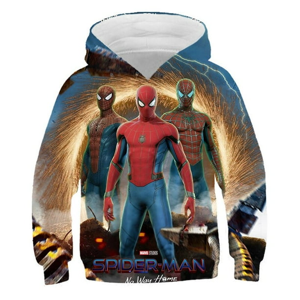 Marvel Spiderman sudaderas con capucha recién llegados niños niñas ropa vengadores imprimir otoño primavera ropa para niños superventas niños Sweate7T zhangyuxiang CONDUJO