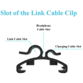 thumbnail image 4 of 4 piezas de clips de cable de datos con soporte para auriculares de realidad virtual Link, 4 of 7