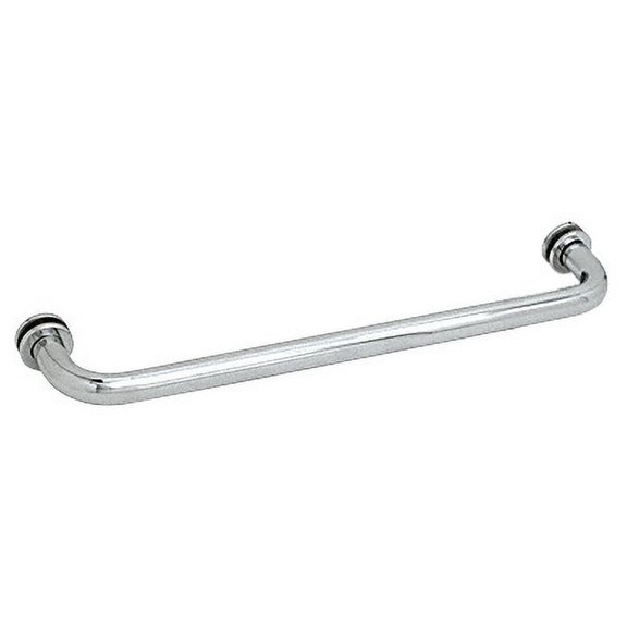 CRL SDTBS18CH Polished Chrome 18" Single-Sided Towel Bar for Glass
