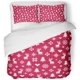 thumbnail image 1 of Juego de Ropa de Cama de 3 Piezas ABPHQTO Lindas Vacaciones de Invierno en Rojo y Blanco Tamaño Twin, 1 of 1