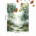 thumbnail image 3 of Misty Forest Path Canvas Print Wall Art for Living Room Bedroom Office Entryway Hallway Home Decor, 3 of 8