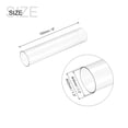thumbnail image 2 of Plastic Pipe Rigid Tube Clear 1.2"(30mm) ID 1.3"(32mm) OD 6" (150mm) for Lighting, Water Plumbing, 2 of 7