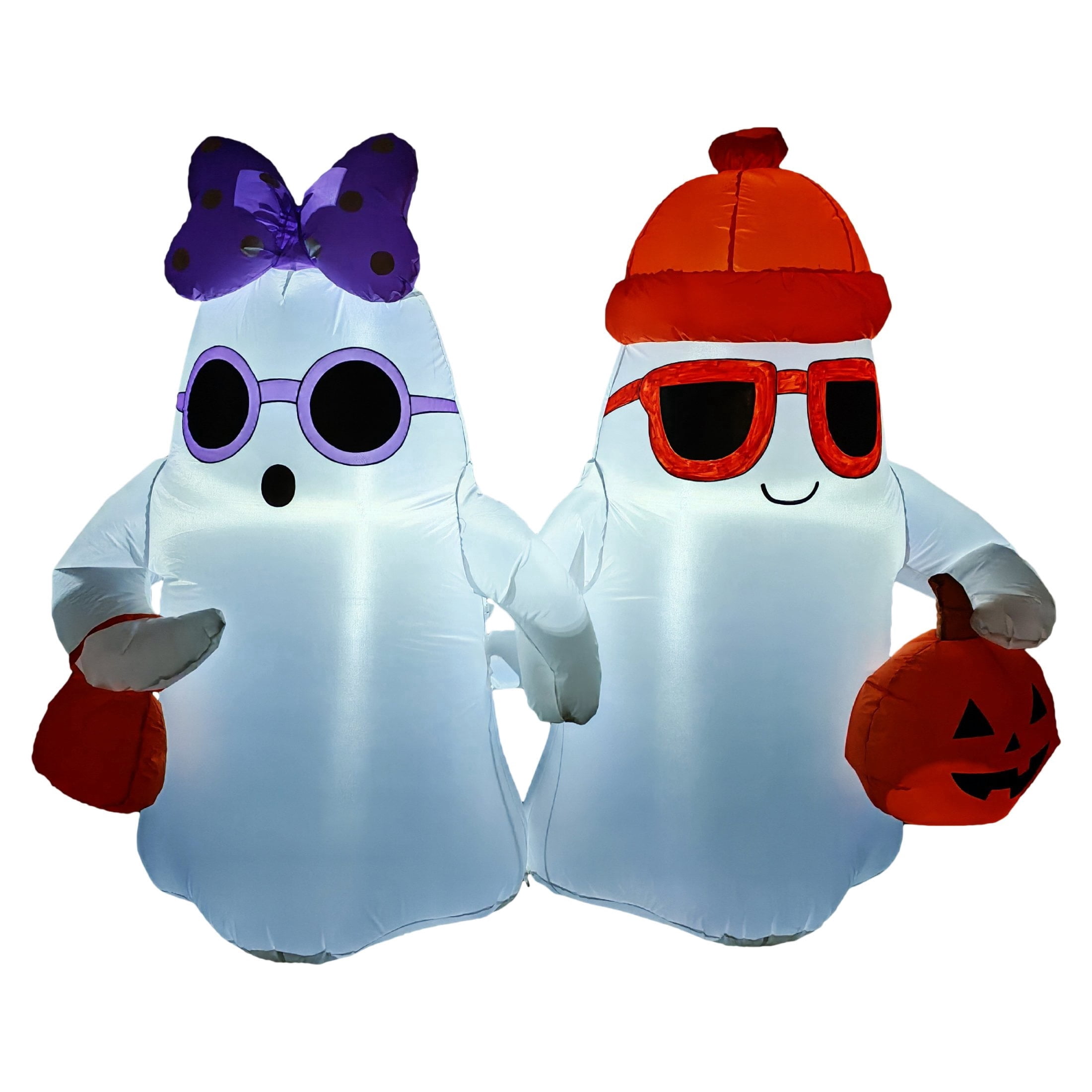 Ghost Couple Airblown Yard Inflatable, Multicolor, 4', Halloween by Way To Celebrate
