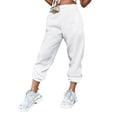 thumbnail image 4 of Qiylii Women Athletic Gym Sports Jogger Pants Thick Sweatpant Slacks Trousers, 4 of 5