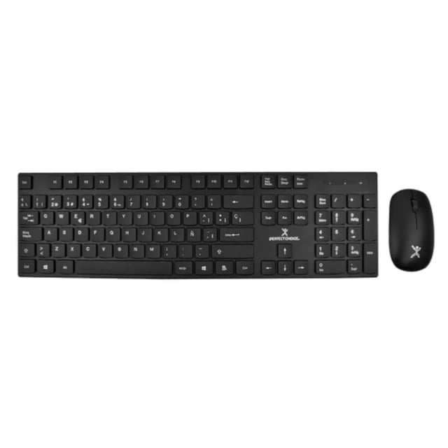Kit Teclado+Mouse Antiderrame Perfecth Choice Clic silencioso