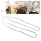 thumbnail image 5 of Monedero de metal Sunnimix correa de cadena Crossbody hombro Con Hebilla color Plateada, 5 of 8