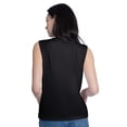 thumbnail image 2 of Women's G-III 4Her by Carl Banks  Black Super Bowl LX Close Call Ribbed Tri-Blend Tank Top, 2 of 2