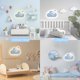 thumbnail image 5 of Indoor Wall Light, Modern Cloud Shape Wall Light, Warm White-Natural White-Cool White Tri-Color Wall Light for Children's Bedroom, 5 of 5