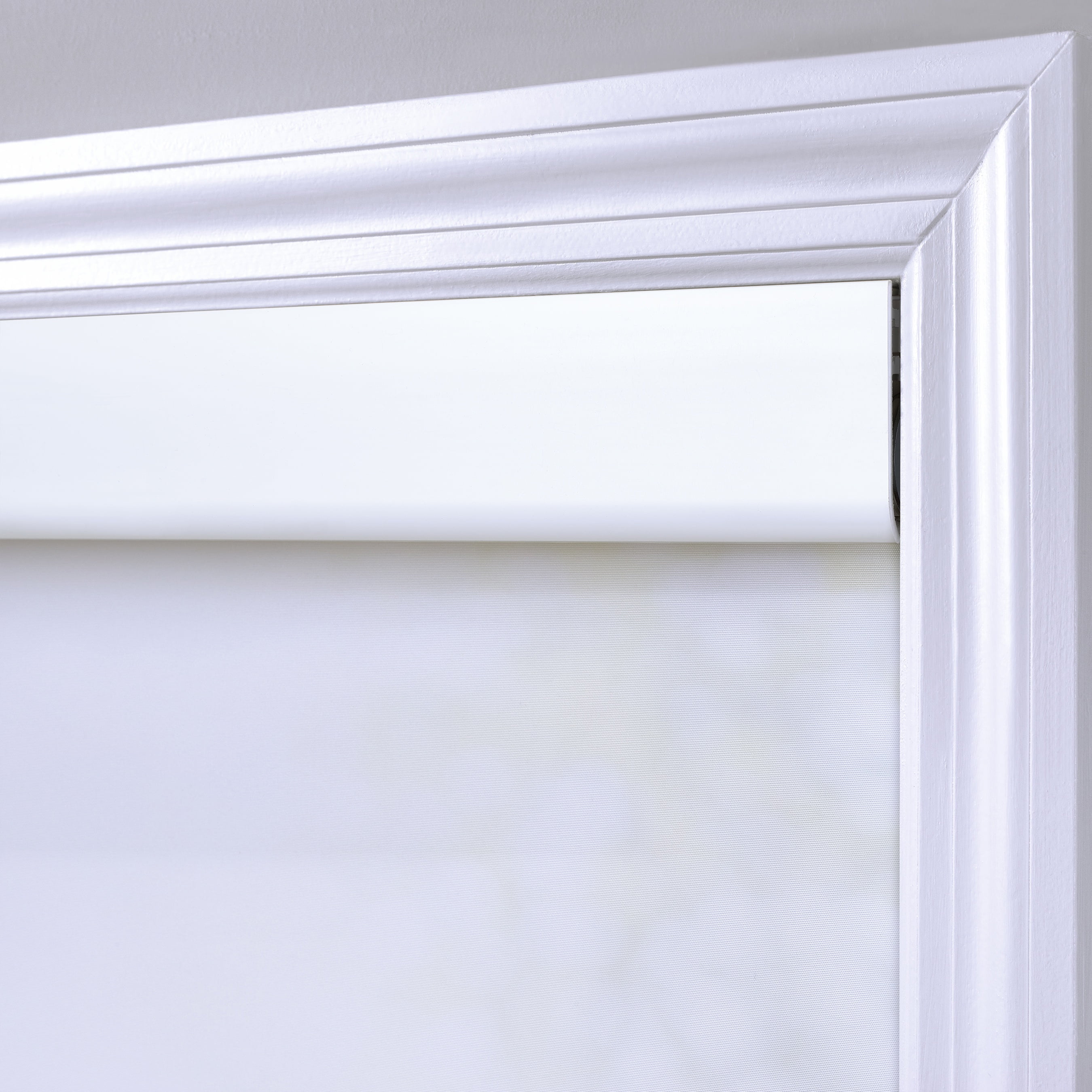 Coverscaped Limited Custom Cordless Light Filtering Roller Shade, Pure White,52.5 x 72