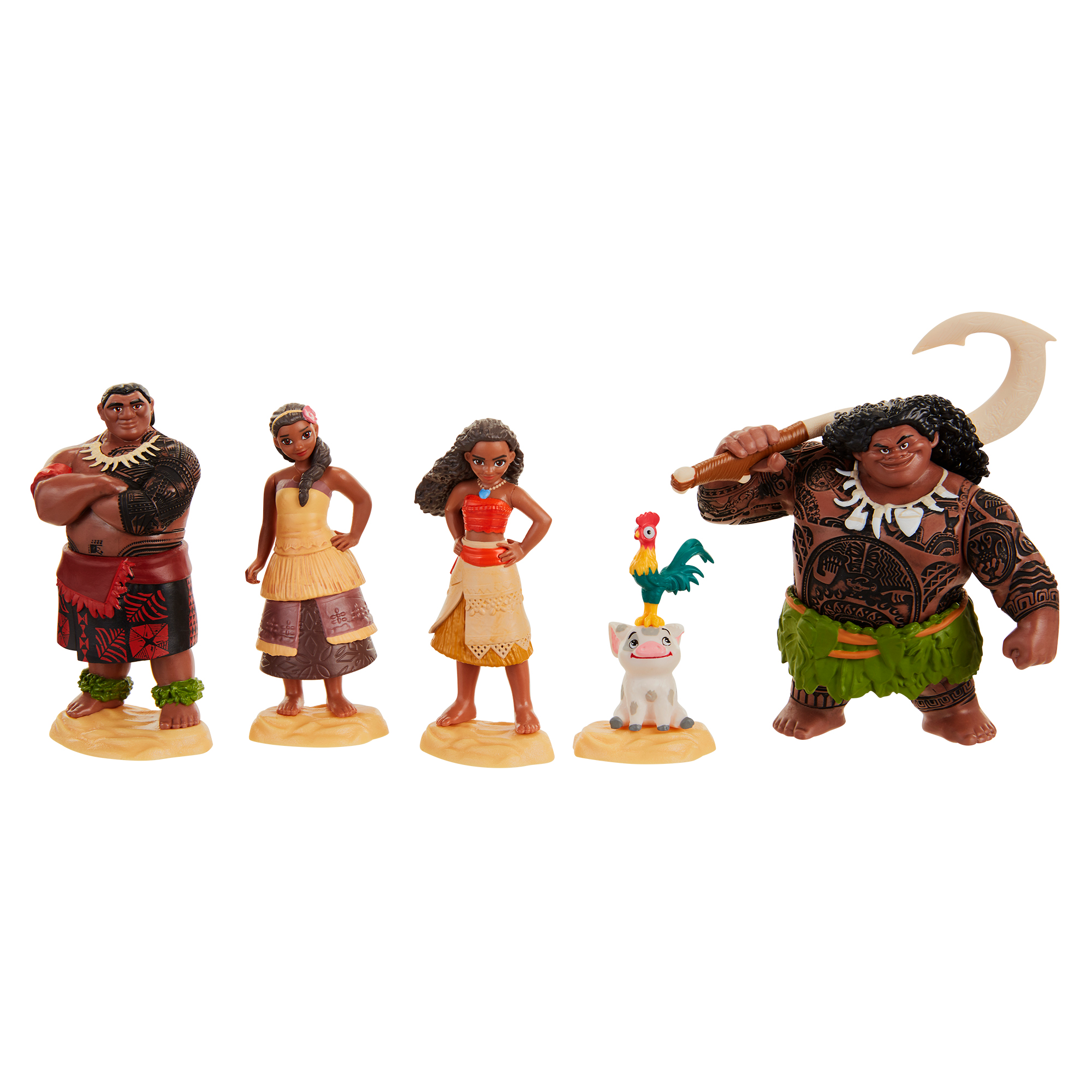 Disney Princess Moana 5pk Figurine Set Walmart Com Walmart Com