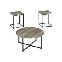 Signature Design by Ashley Contemporary Wadeworth Table (Set of 3)  Two-tone