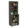 thumbnail image 4 of Inval 6-Shelf Storage Shelf Unit, Gray Smoke Oak, 4 of 9