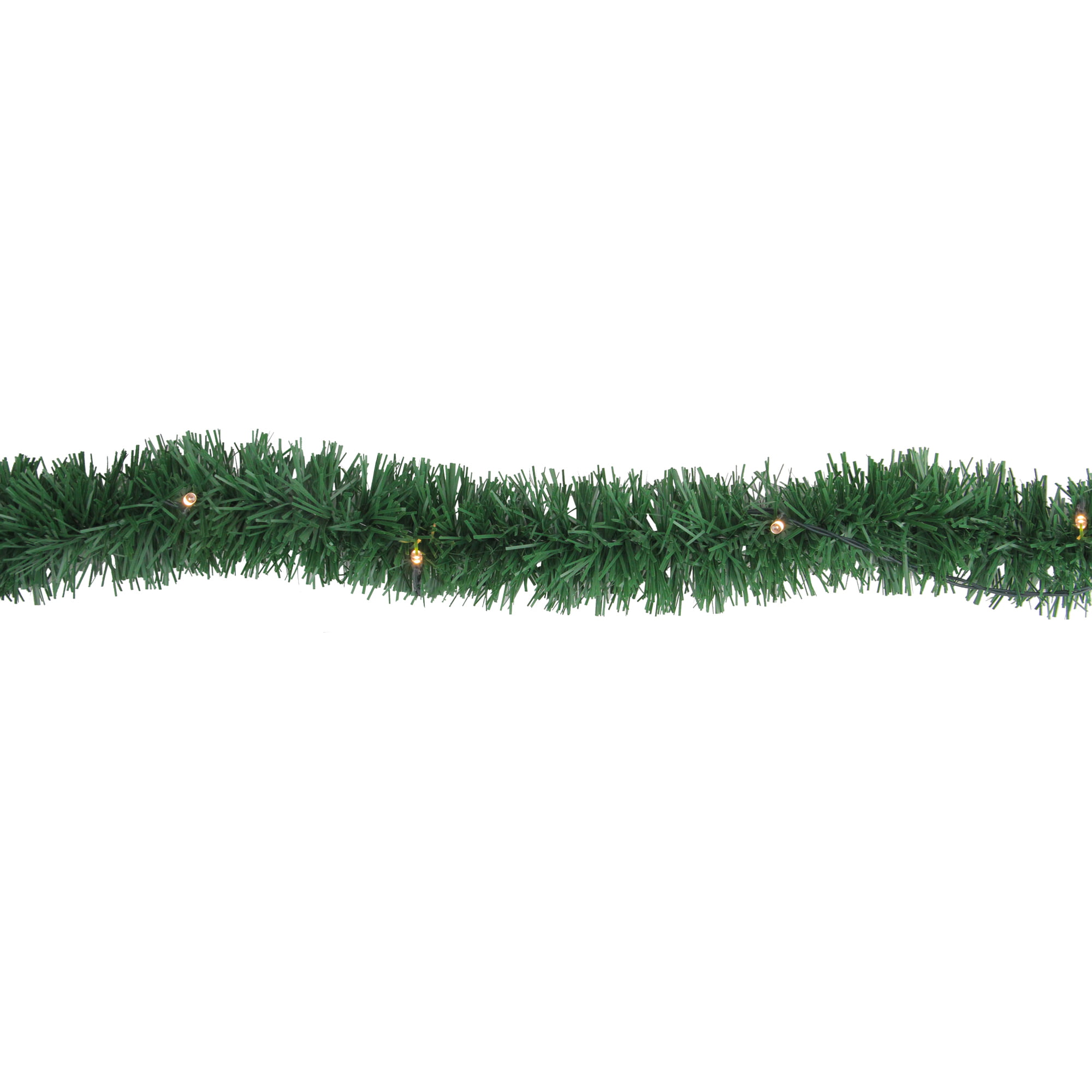 Pre-lit 18-ft Soft Green Pine Artificial Christmas Garland Multicolor Lights 