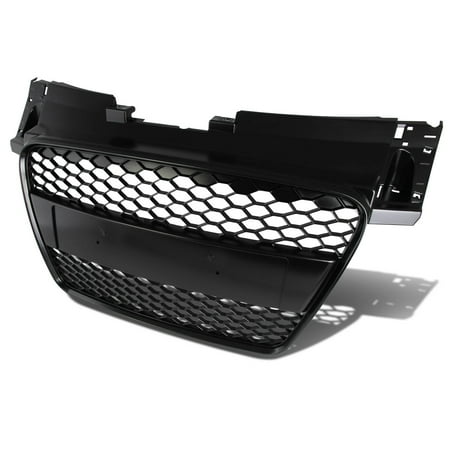 - For 06-09 Audi TT ABS Plastic RS Honeycomb Mesh Style Front Grille (Black) - Typ 8J Mk2 Pre-Facelift 07 08