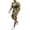 Khaki, variant on Vedolay Short Sets For Men Casual Summer Mens 2023 Summer 2 Piece Set Short Sleeve T Shirts and Shorts Sets,Green S