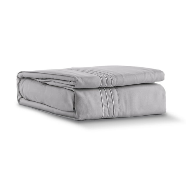 Juego de sábanas Microfibra Luxury 1500 Rebeca Matrimonial gris