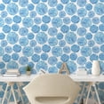 thumbnail image 3 of Ambesonne Watercolor Peel & Stick Wallpaper for Home, Japan Flower, 13"x36", Sky Blue, 3 of 6