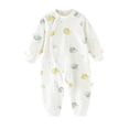 thumbnail image 3 of TBWNWG Boys Floral Print Ruffle Bodysuit Swimsuit With Removable Padded Bralette And High Waist Bottoms for Beach,Size 0-3 Months, 3 of 3