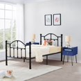 thumbnail image 2 of VECELO 3-Piece Bedroom Sets Metal Bed Frame and 2 Nightstands, 2 of 7
