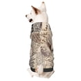 thumbnail image 1 of Fotbe Abstract Coffee Pattern With Letters Sudadera con Estampado para Perros Pequeños – Suéter con Capucha para Mascotas, Tela Suave de Forro Polar con Bolsillo-Small, 1 of 7