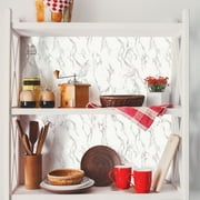 Mainstays White Marble, Peel and Stick Wallpaper 13.35 sq. ft.