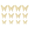 thumbnail image 2 of Fdelink the Sticker 3D Hollow Butterfly Wall Stickers Home Decor Cardboard Butterfly Wall Stickers Gold, 2 of 4