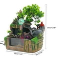 thumbnail image 2 of Classical Rockery Fountain With Led Lamp Glass Ball For Indoor Decor + Atomizer, 2 of 19