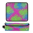 thumbnail image 6 of Hair Tools Storage with Heat Resistant Mat- Art Color Printed Curling Iron Travel Bag/Flat Iron Case for Women, 6 of 8